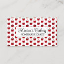 Search for homemade cake business cards Cupcake