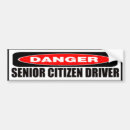 Search for senior citizens bumper stickers Elderly
