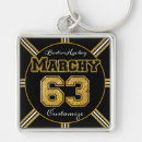 Search for sixty key rings Black and gold
