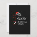 Search for naughty or nice invitations Reindeer