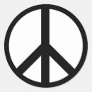 Search for black and white peace sign stickers Symbol