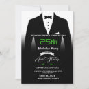 Search for mens tuxedo birthday invitations Party