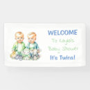 Search for twins baby shower banners Twin boys