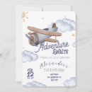 Search for vintage airplane invitations Adventure awaits