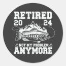 Search for funny retirement stickers Fishing lover