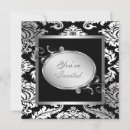 Search for christmas 50th birthday invitations Damask