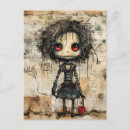 Search for goth heart postcards Red