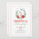 Search for unicorn christmas invitations Poinsettia