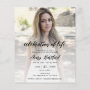 Search for celebration of life handout Remembrance