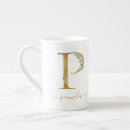 Search for initial p mugs Elegant