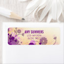 Search for shadows return address labels Floral