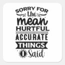 Search for sorry stickers Sarcastic