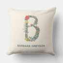 Search for letter b cushions Floral