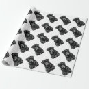 Search for puppy gift wrap black