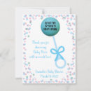 Search for rattle baby shower invitations Blue