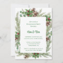Search for red engagement party invitations Wreath