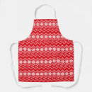 Search for red deer aprons Snowflakes