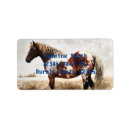 Search for paint horse return address labels Pinto