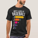 Search for baseball coach humor tshirts Player