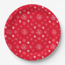 Search for snowflake plates Red