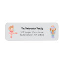 Search for nutcracker ballet return address labels Cute