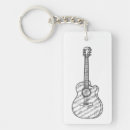 Search for music notes key rings Black and white