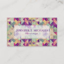 Search for geometric pattern business cards Cool