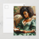 Search for woman reading book postcards Books