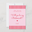 Search for retro bridesmaid cards Elegant