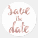 Search for gold foil save the date stickers Chic