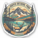 Search for jasper stickers Maligne lake