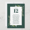 Search for emerald table cards Botanical