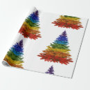 Search for rainbow christmas tree wrapping paper Lgbt