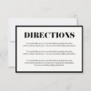 Search for directions cards Modern