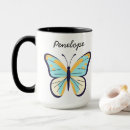 Search for yellow butterflies mugs Animals