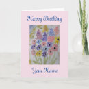 Search for violet colour cards Floral