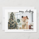 Search for brush script christmas cards Minimalist