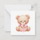 Search for bear note cards Baby shower