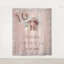 Search for rose gold sweet 16 backdrops Silver