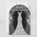 Search for silver bridal shower invitations Dress