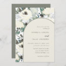 Search for olive green floral wedding invitations Summer
