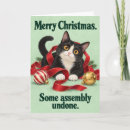 Search for tinsel christmas cards Cat lover