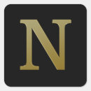 Search for black metal monogram stickers Gold