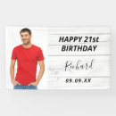 Search for birthday for men banners 16th 18th birthday party