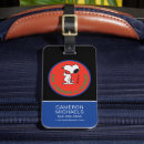Search for peanuts luggage tags Woodstock