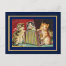 Search for cats singing postcards Old