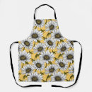 Search for white and yellow daisies aprons Floral