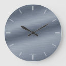 Search for brushed steel clocks Elegant