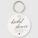 Search for elegant key rings Bridal shower