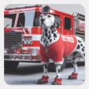 Search for dalmation stickers Firefighter